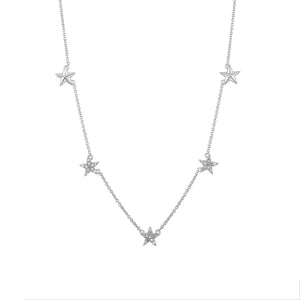 5 Star Charm Necklace - Euro Time & Jewels