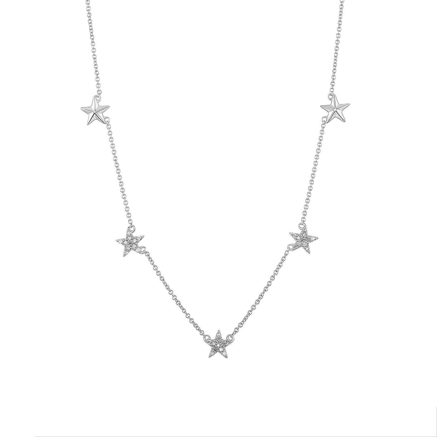 5 Star Charm Necklace - Euro Time & Jewels