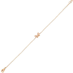 Butterfly Diamond Chain Bracelet - Euro Time & Jewels