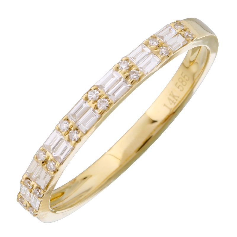 2 Baguette Stacking Ring - Euro Time & Jewels
