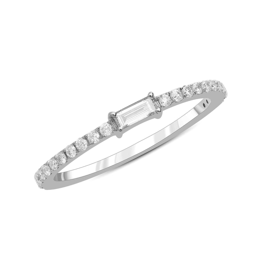 Baguette Diamond Stack Ring - Euro Time & Jewels