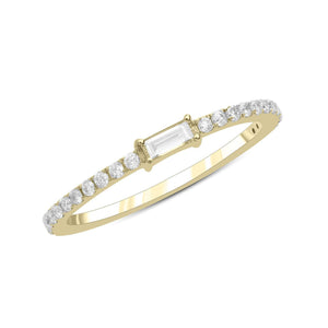 Baguette Diamond Stack Ring - Euro Time & Jewels