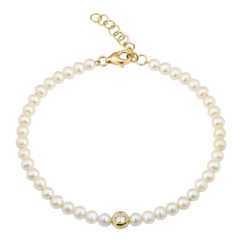 Gold Pearl Bracelet