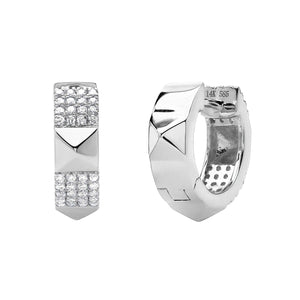 DIAMOND STUDDED HUGGIE - Euro Time & Jewels