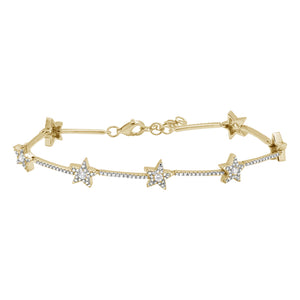 Mini Star Diamond Bracelet - Euro Time & Jewels