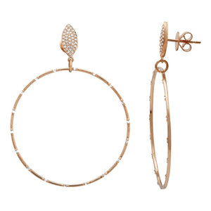 Teardrop Diamond Stud & Hoop Earrings - Euro Time & Jewels