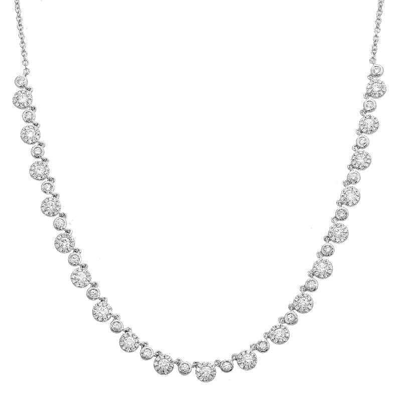 Round Diamond Necklace