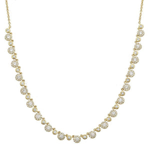 Round Diamond Necklace