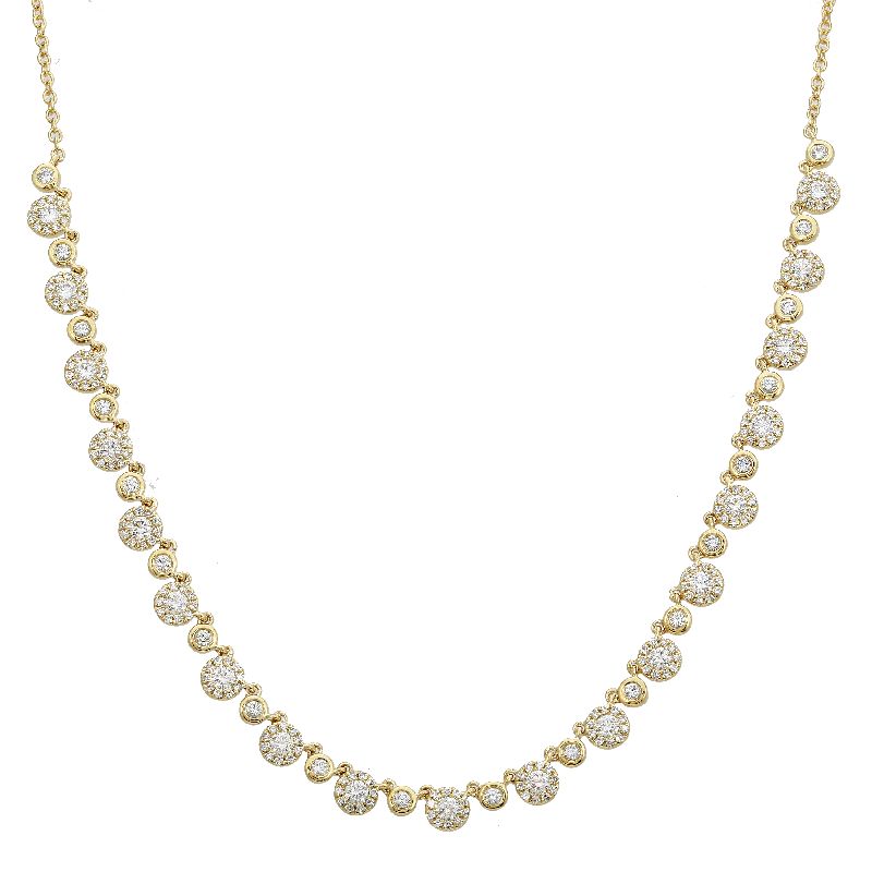 Round Diamond Necklace