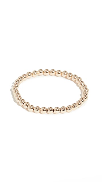 6mm Gold Fill Stretchy Bracelet