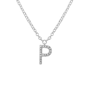 Small Initial Necklace - Euro Time & Jewels